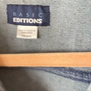 Basic editions polka dot jacket size XXL